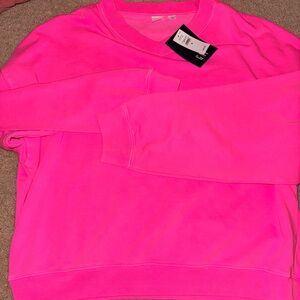 GAP Bright Pink Crewneck Sweatshirt